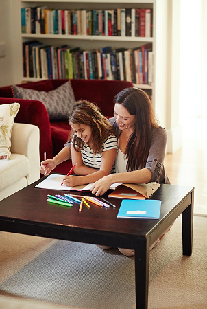 Homeschooling session